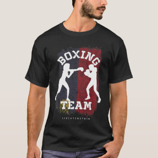 T-shirt Boxe Féminine Liechtenstein Sports de Combat Comba
