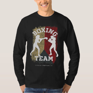 T-shirt Boxe Féminine République Tchèque Sports de Combat
