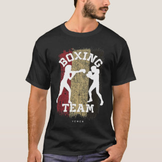 T-shirt Boxe féminine Yémen Sports de combat Combattante B