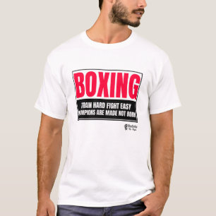 T-shirt Boxe hommes blanc