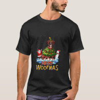 Boxe Joyeux sapin de Noël Lumières Chien X Mas Chi