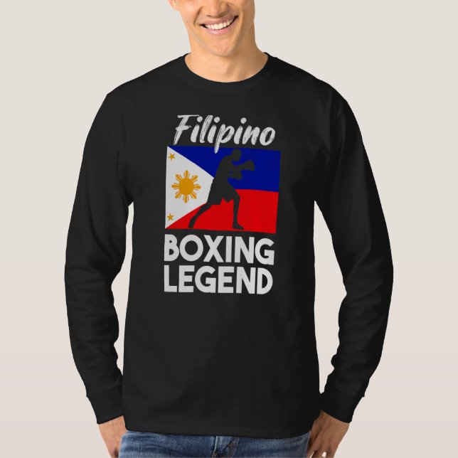 T-shirt Boxe philippine Drapeau Boxe Pinoy (Devant)
