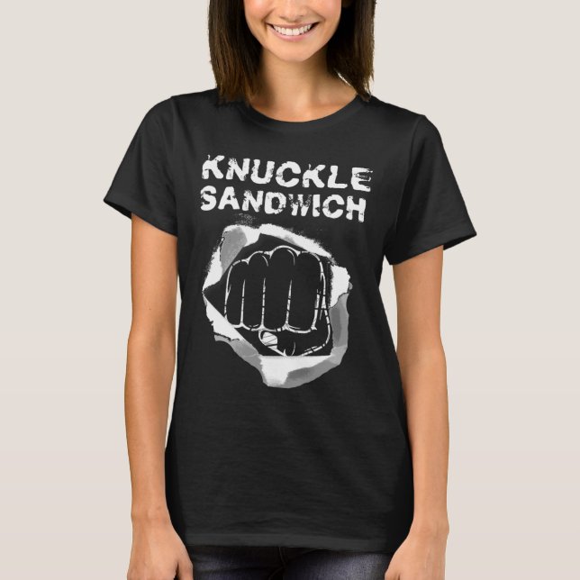 T-shirt Boxe Pointe Poignée Knuckle Boxer (Devant)
