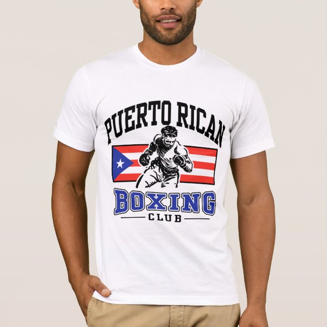 T-shirt Boxe portoricaine (Devant)