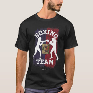 T-shirt Boxe pour femmes Haïti Combat Sports Fighter Boxe