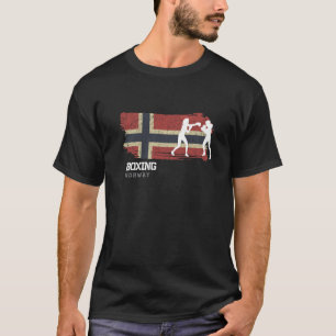 T-shirt Boxe pour femmes Norvège Combat Sports Boxe