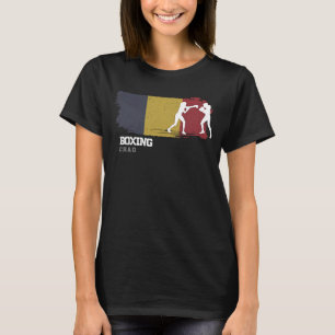 T-shirt Boxe pour femmes Tchad Combat Sports Fighter Boxe
