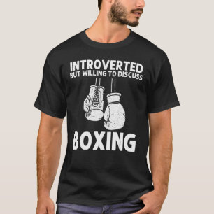 T-shirt Boxe Pour Hommes Femmes Kickboxing Coach Gants Box