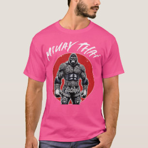 T-shirt Boxe Thaïlandaise Et Muay Thai Gorilla