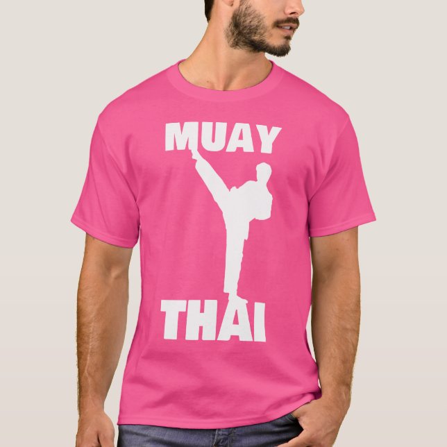 T-shirt Boxe thaïlandaise Muay Kickboxing (Devant)