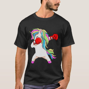 T-shirt Boxe Unicorn Dabbing Boxer Entraîneur stagiaire