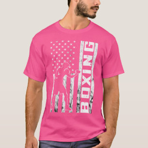 T-shirt Boxer Boxer Usa America Boxing Gants Kickboxing