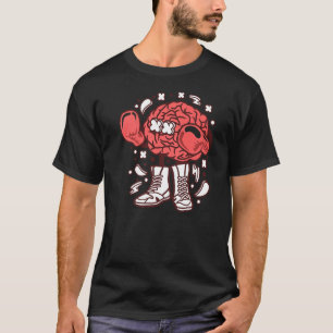 T-shirt Boxer Brain Fighter Boxing Avec Gants Et Chaussure