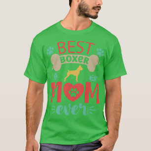 T-shirt Boxer Chien Maman