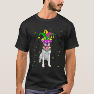 T-shirt Boxer Chien Mardi Gras Costume Hommes Femmes Enfan