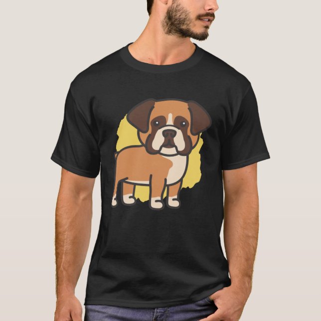 T-shirt Boxer dog (Devant)