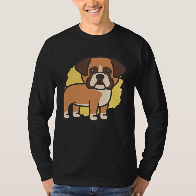 T-shirt Boxer dog (Devant)