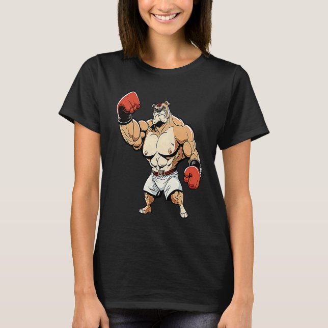T-shirt Boxer Dog Boxing  1 (Devant)