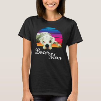 T-shirt Boxer Dog Mama Rainbow Dog Animal Lover Graphic