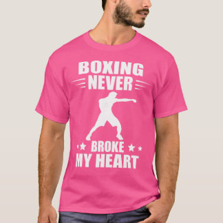 T-shirt Boxer jamais brisé mon coeur Kickboxer Kickbo