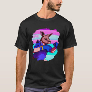 T-shirt Boxer Kangaroo Cool de boxe Kangaroo