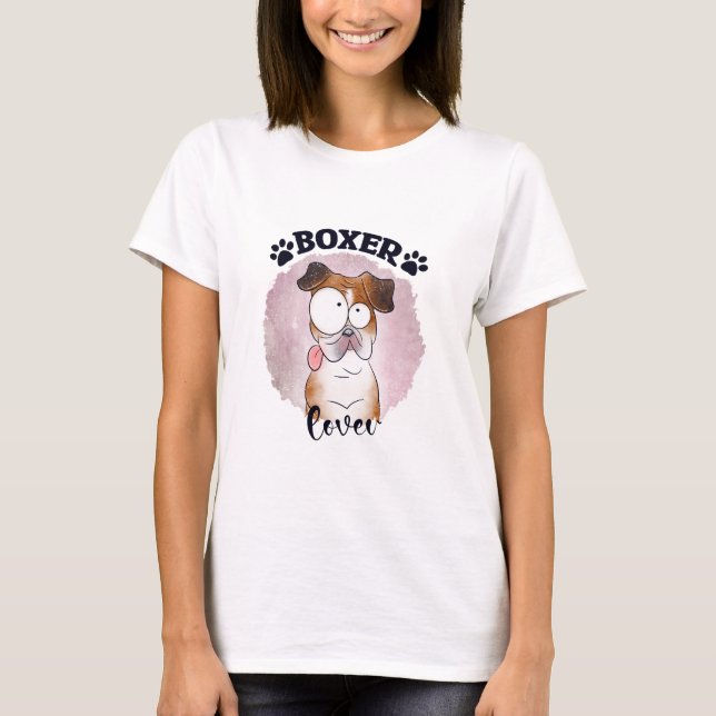 T-shirt Boxer Lover (Devant)