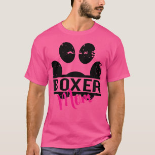 T-shirt Boxer Maman Tee - shirt - Chien Race Cadeau Pour F