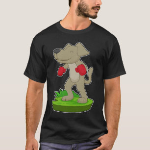 T-shirt Boxeur de chien Gants de boxe Boxe