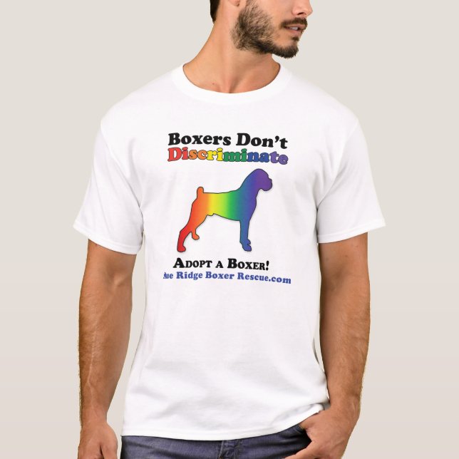 T-shirt Boxeur et gay pride (Devant)