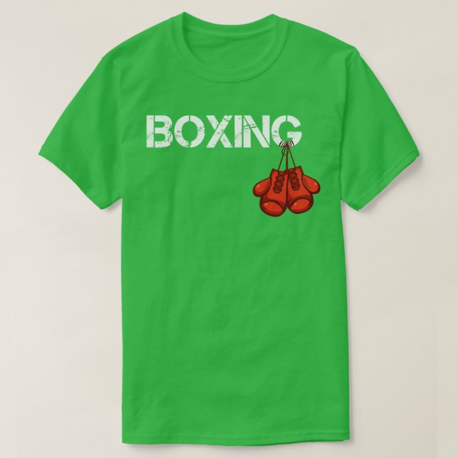 T-shirt Boxing pendaison gants cadeau pour boxer (Design devant)