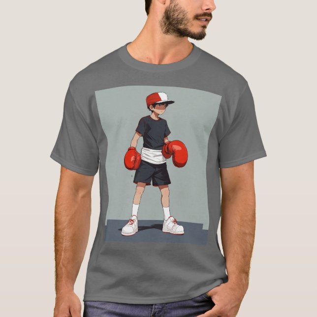 T-SHIRT BOXING POUR HOMMES (Devant)