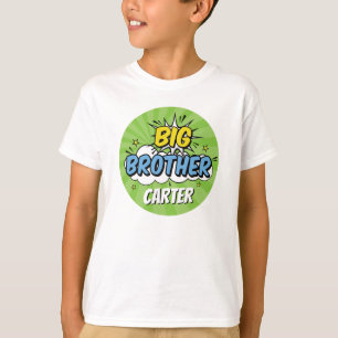 T-shirt Boy Comic Book Superhero Baby shower Big Brother