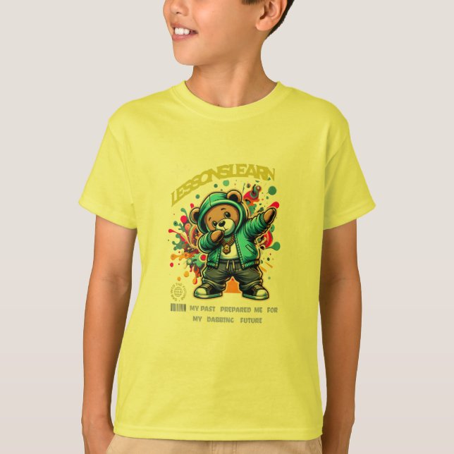 T-SHIRT BOY/KIDS DABBING FUTURE LESSONS LEARN T SHIRT  (Devant)