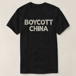 T-shirt Boycott de la Chine