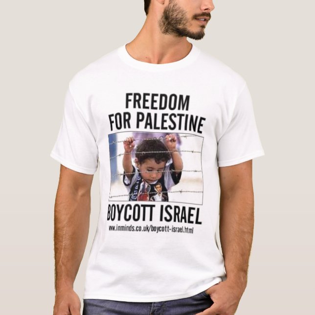 T-shirt Boycott Israël (Devant)