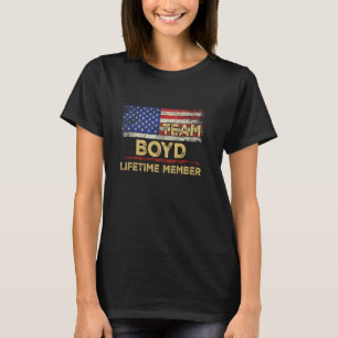 T-shirt Boyd Nom Shirt Team Boyd Membre à vie
