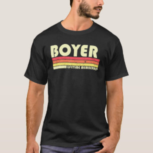 T-shirt Boyer Surnom Retro Vintage 80s 90s Anniversaire Re