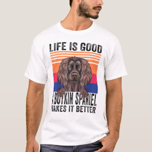 T-shirt Boykin Spaniels Rend Votre Vie Vintage