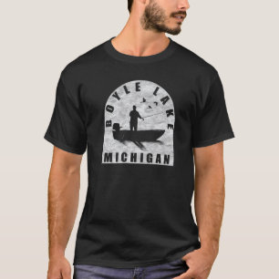 T-shirt Boyle Lake Fishing Michigan