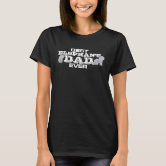 T-shirt Boys Best Elephant Dad Ever Animal  For Men Women