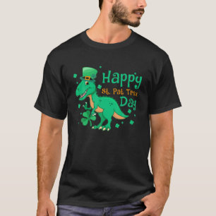 T-shirt Boys Jour de la Saint Patrick Dinosaur Dino Saurus
