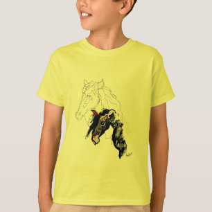 T-shirt Boys : L'amour du cheval