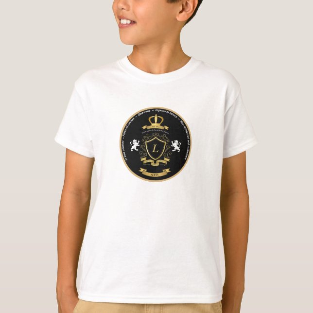 T-shirt Boys Lewis Crest (Devant)