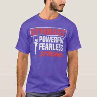 T-shirt Boys Mens Gymnastics Sports Strong Funny Gymnast g