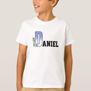 T-shirt Boys Nom personnalisé commencer avec D