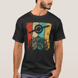 T-shirt Boys One Wheel Electric Skateboard Float Retro Vin