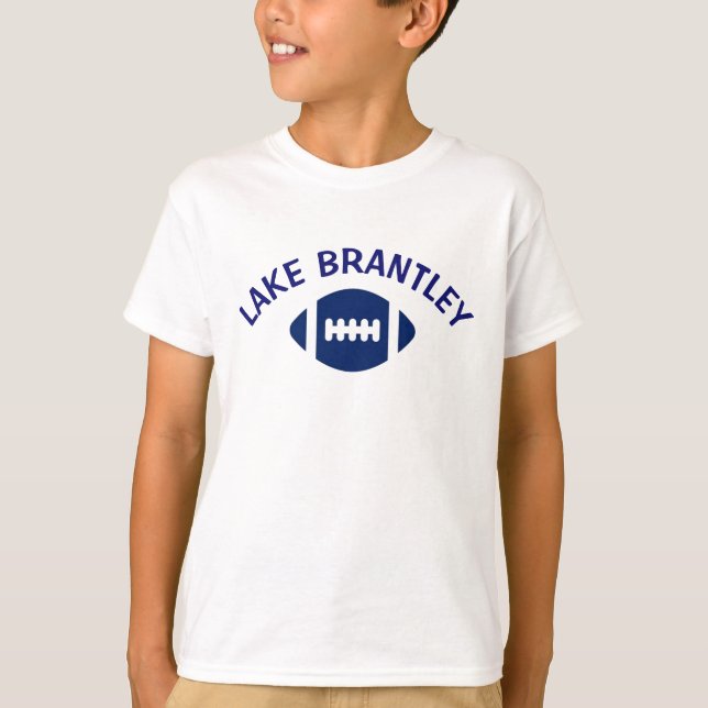 T-shirt Boys White Football (Devant)