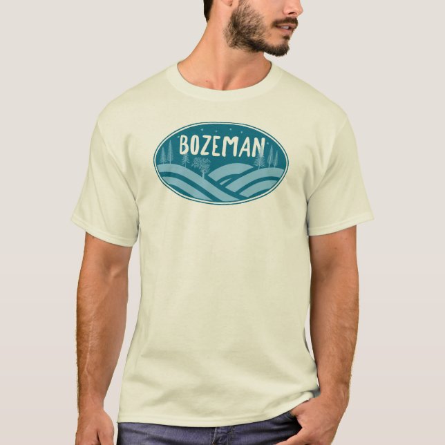 T-shirt Bozeman Montana Extérieur (Devant)
