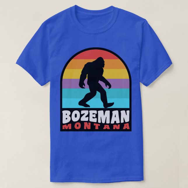 T-shirt Bozeman Montana Montagnes Rocheuses (Design devant)