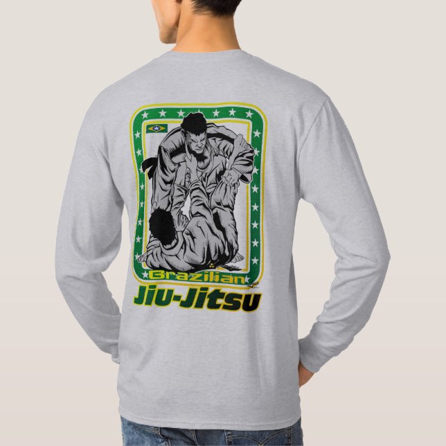 T-shirt Br de Jiu-Jitsu de Brésilien (Dos)